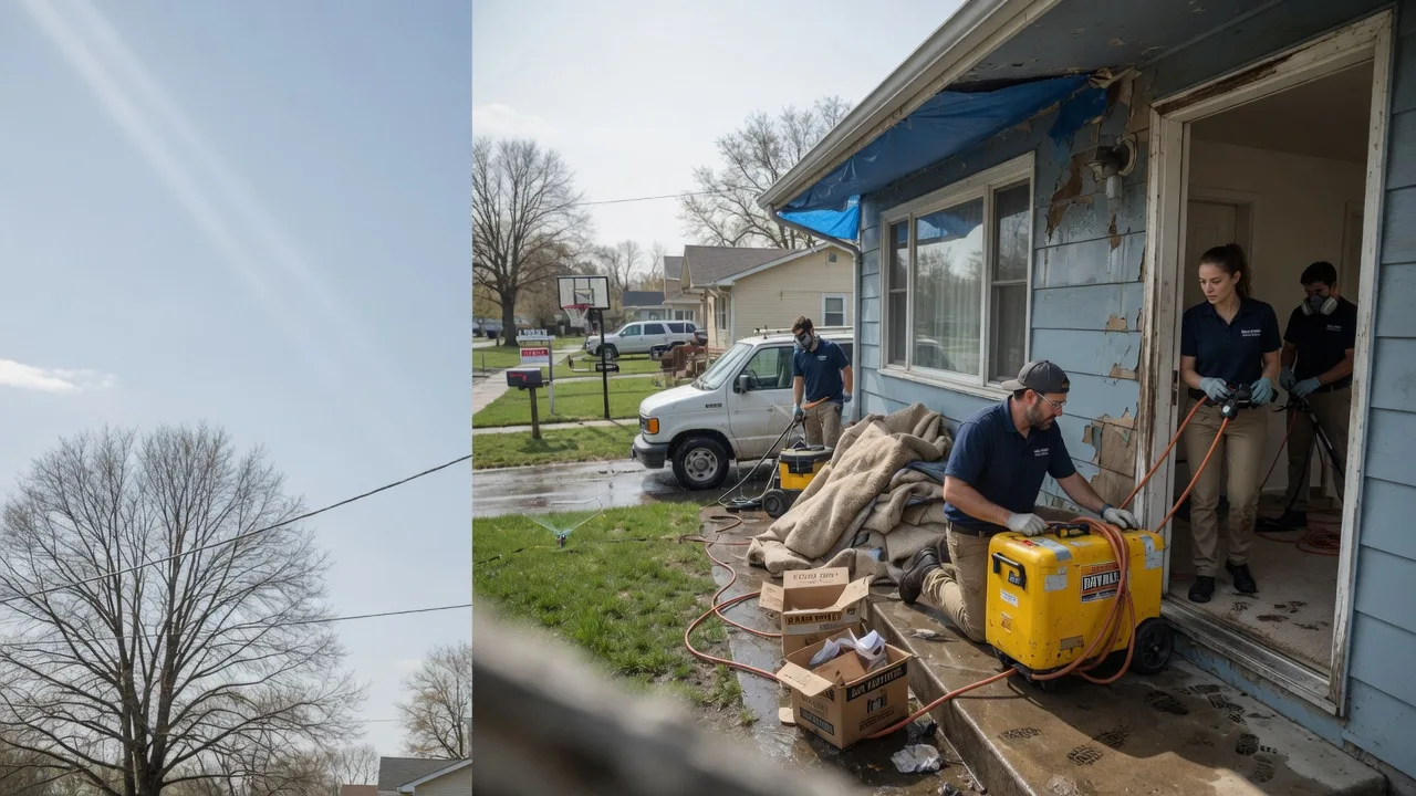 Basement Flood Cleanup in Napoleon, ND near me